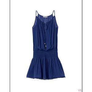Victoria’s Secret Vintage Mini Dress Festival Y2K Navy Adjustable XL